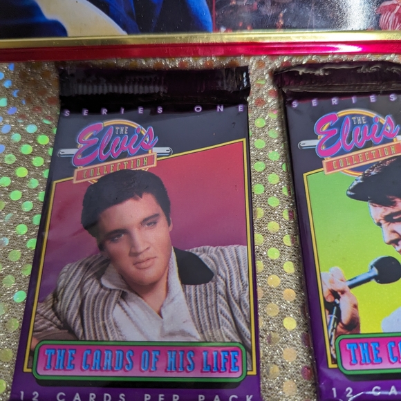 Elvis trading cards and tin - Picture 12 of 12